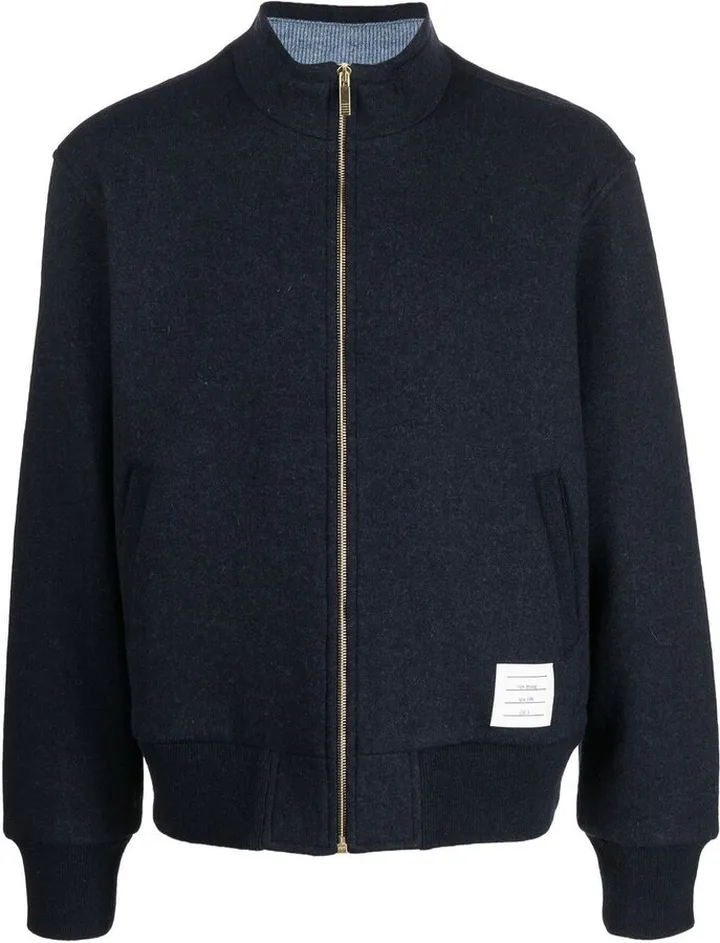 High-Neck Bomber Jacket