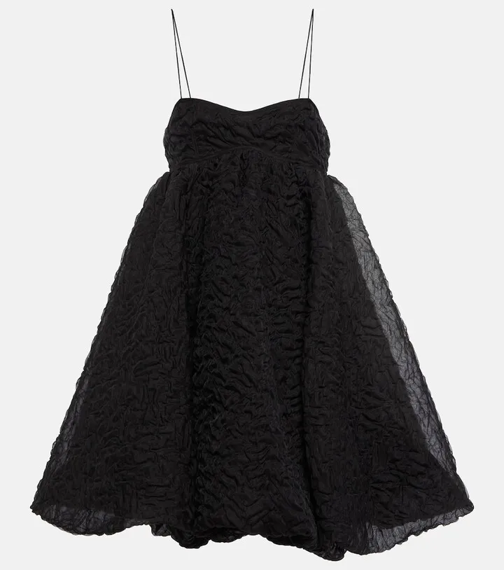 Sunni cotton-blend minidress