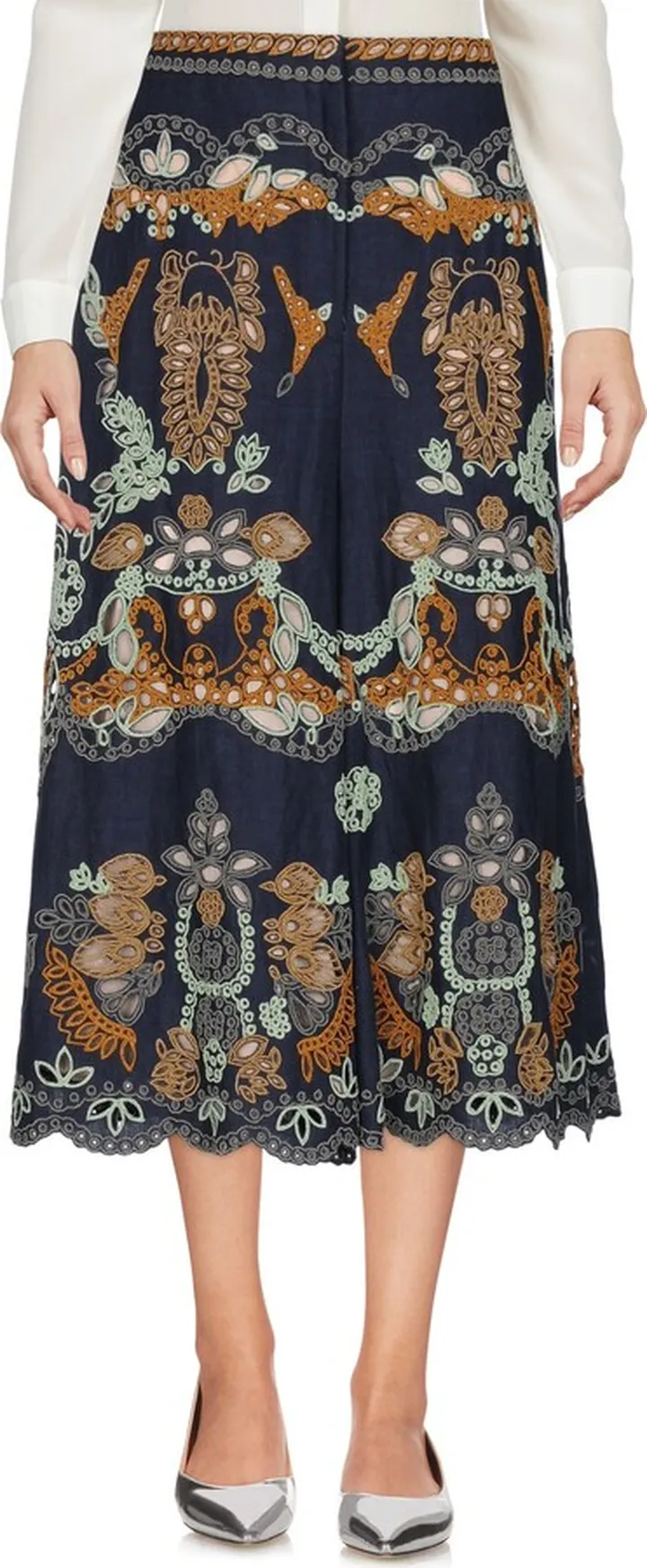 Cropped Pants Midnight Blue