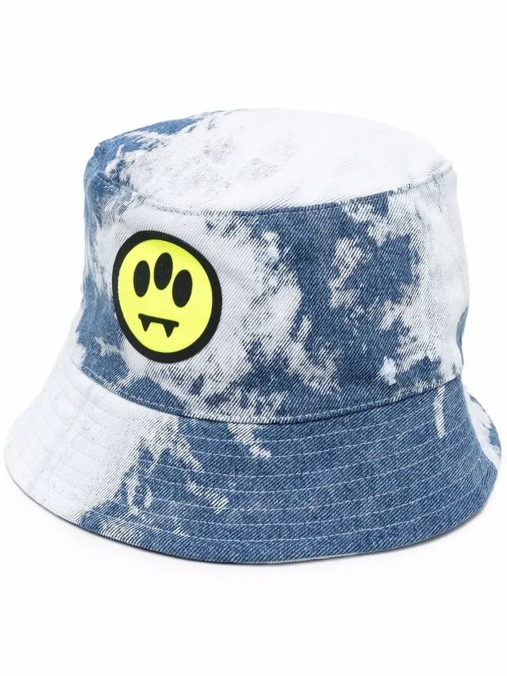 Logo-Patch Bleached Bucket Hat