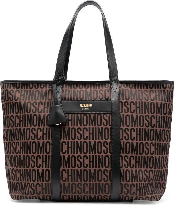 Brown Monogram Tote Bag