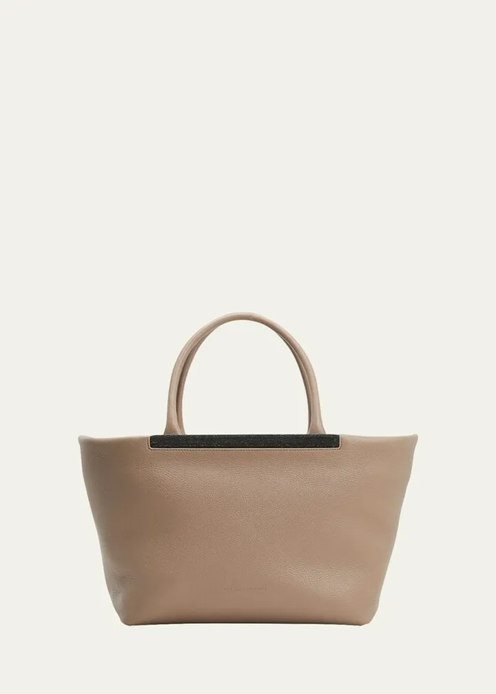 Monili Napa Leather Tote Bag