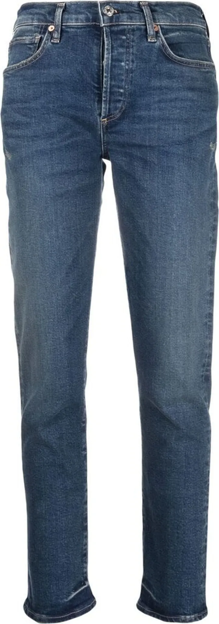 Mid-Rise Slim-Fit Jeans