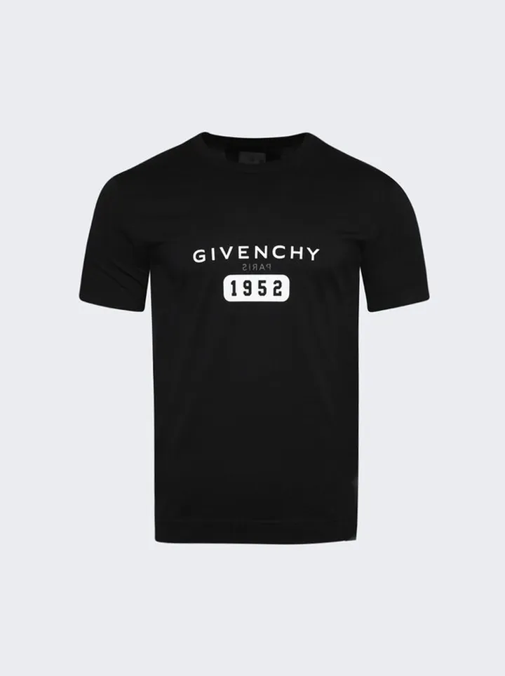 Slim Fit Print T-Shirt Black