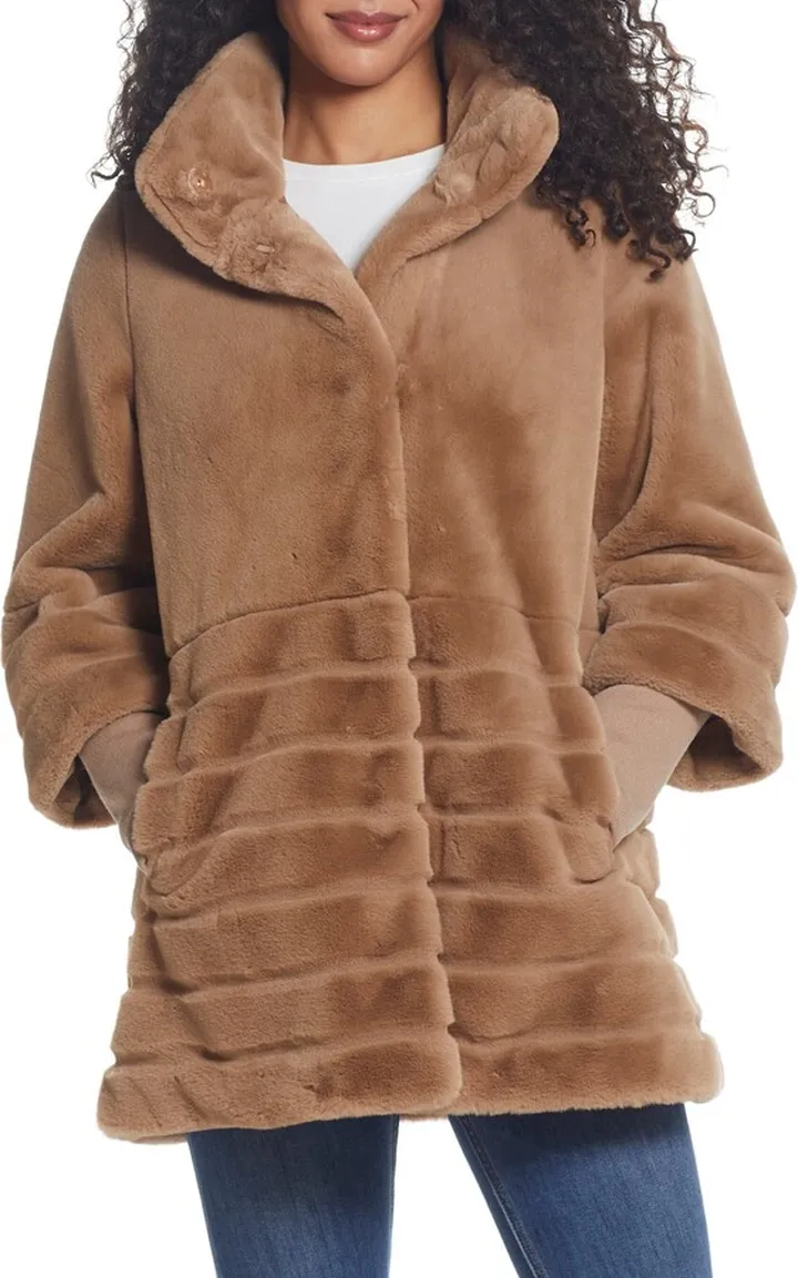 Water Resistant Faux Fur Jacket