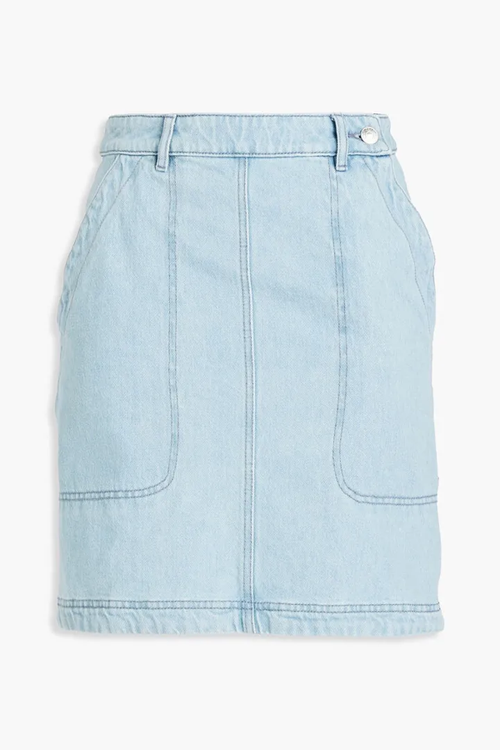 Denim mini skirt