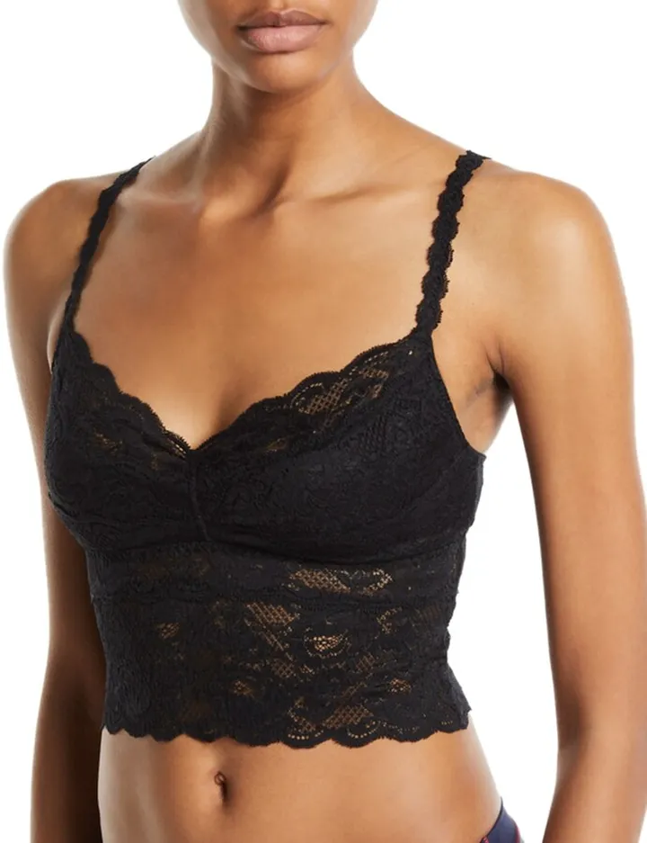 Never Say Never Cropped Lace Camisole