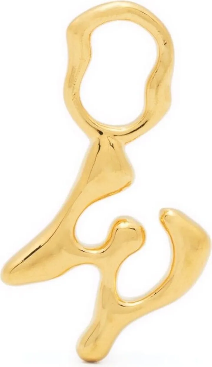 Fluent letter W charm