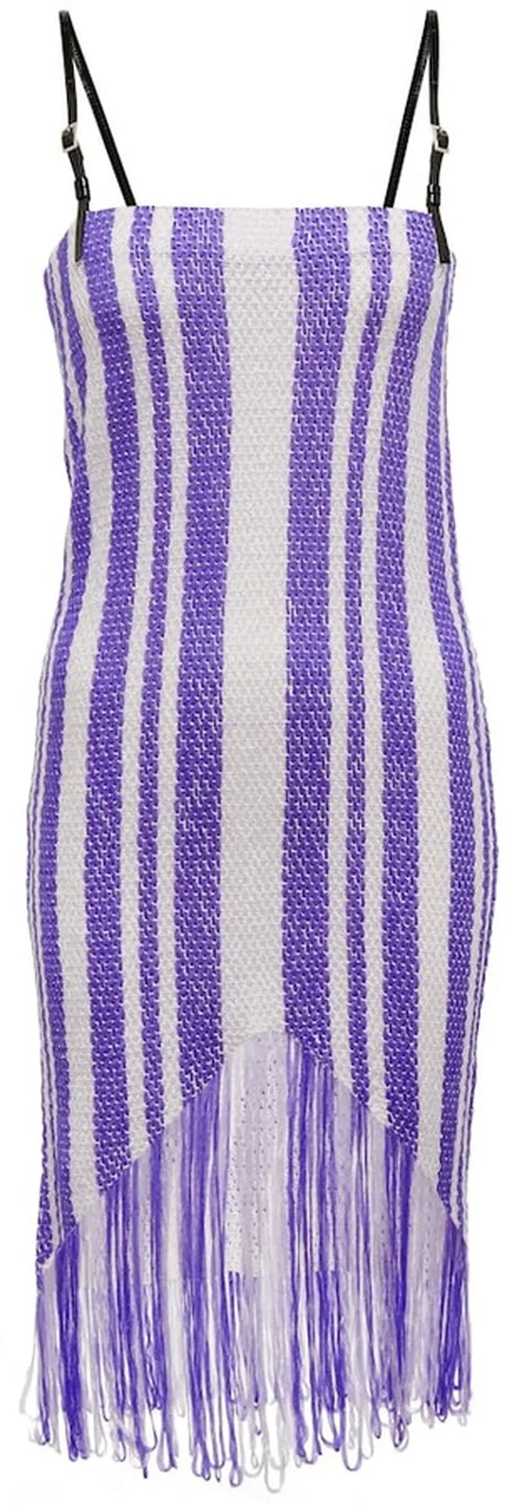 Striped midi dress