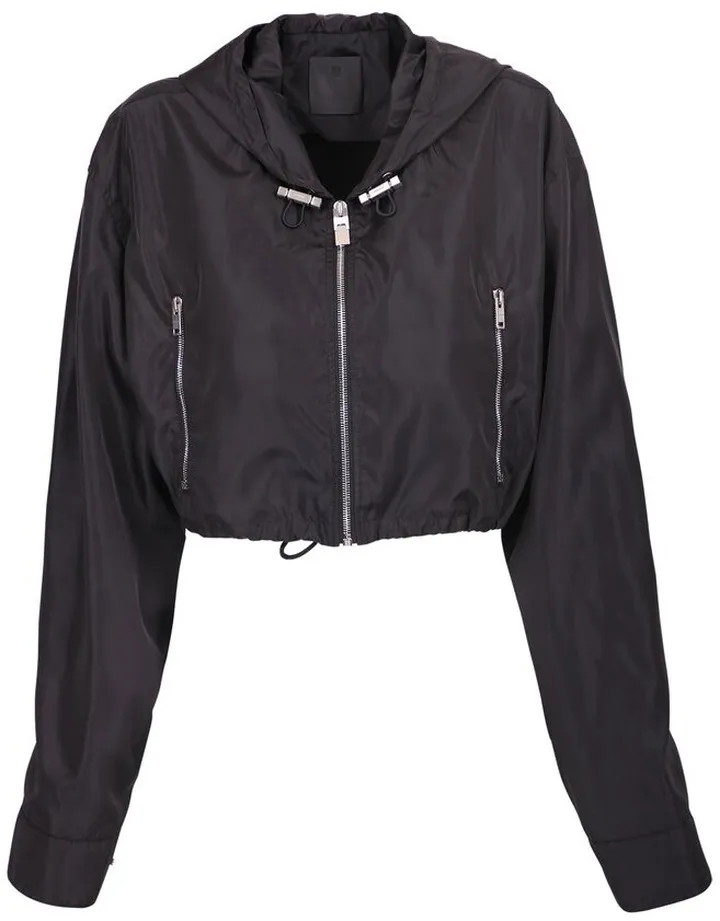 Givenchy Cropped Hooded Windbreaker