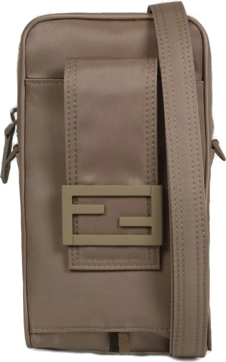 Fendi FF Baguette Buckle Crossbody Bag