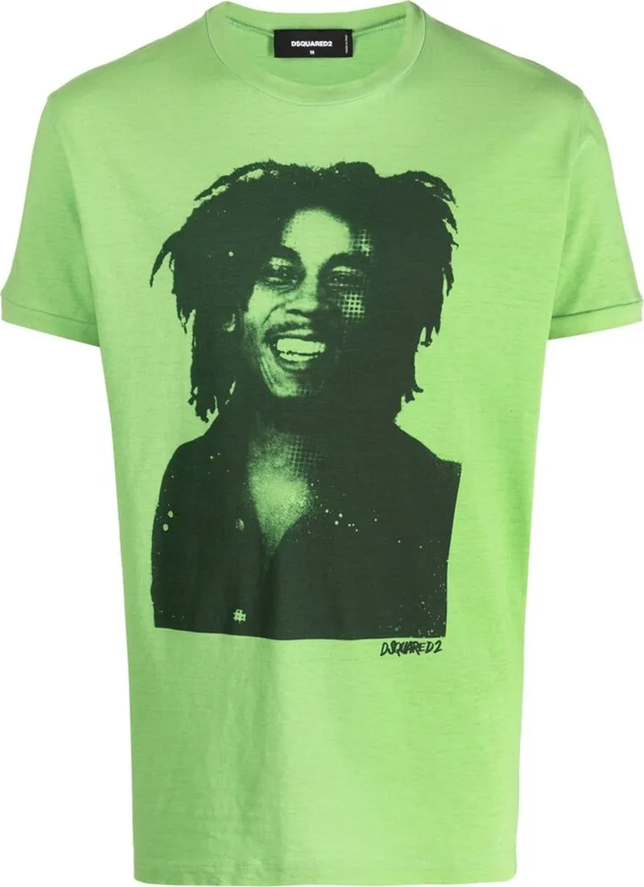 photograph-print cotton T-shirt