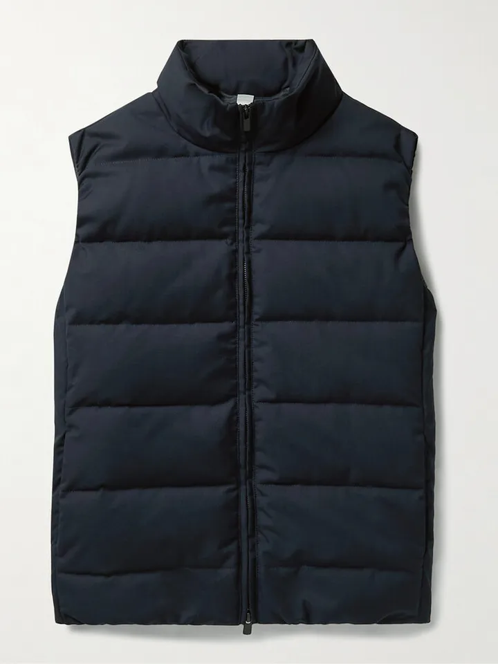 Slowear Teknosartorial Quilted Twill Gilet