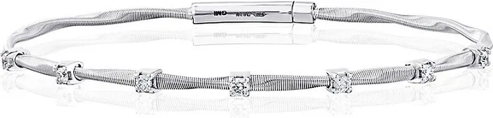 14K White Gold & 0.25 TCW Diamond Bracelet
