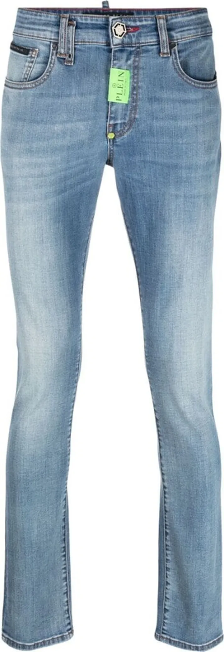 Logo-Patch Skinny-Leg Jeans