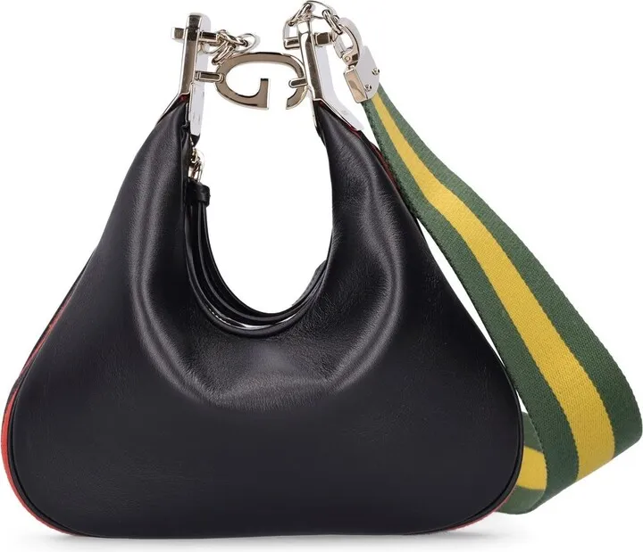 Mini Attache leather hobo bag