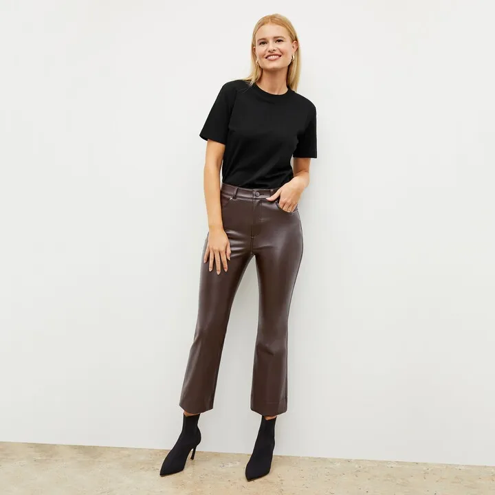 Archie Pant - Vegan Leather - Brown