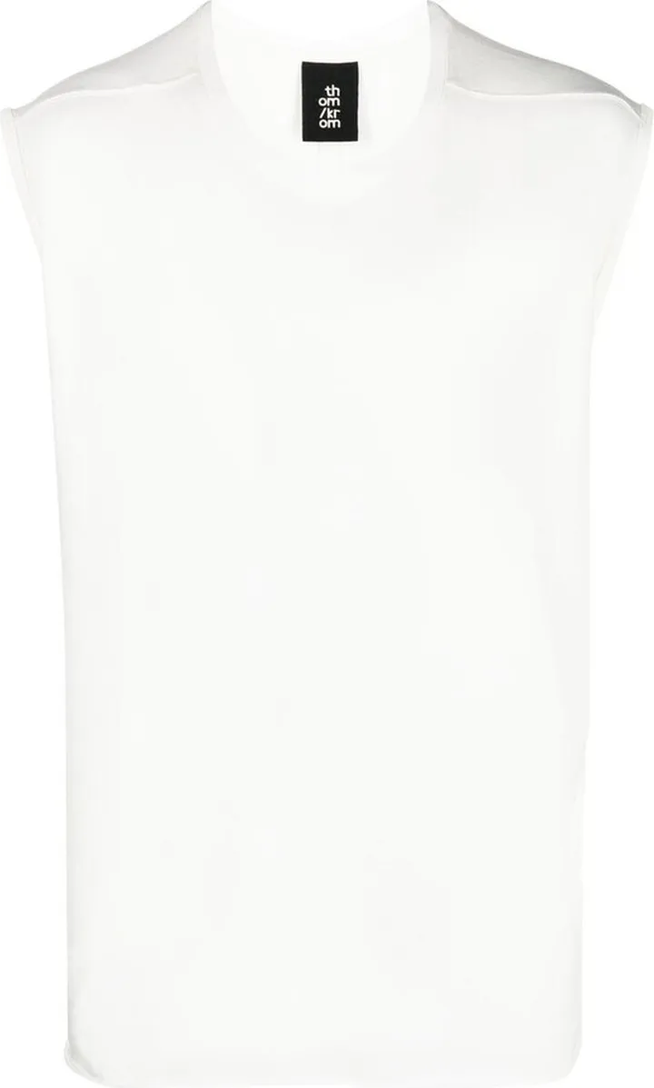 short cap-sleeved T-shirt