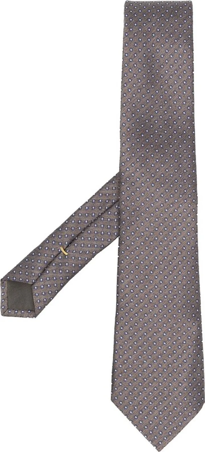 Polka-Dot Silk Tie