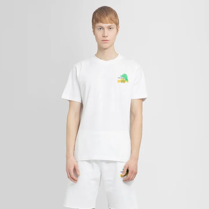 Off-White Man White T-Shirts