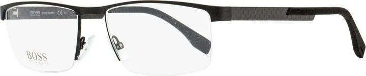 Hugo Boss Men's Carbon Fiber Eyeglasses B0734 KCQ Matte Black 56mm