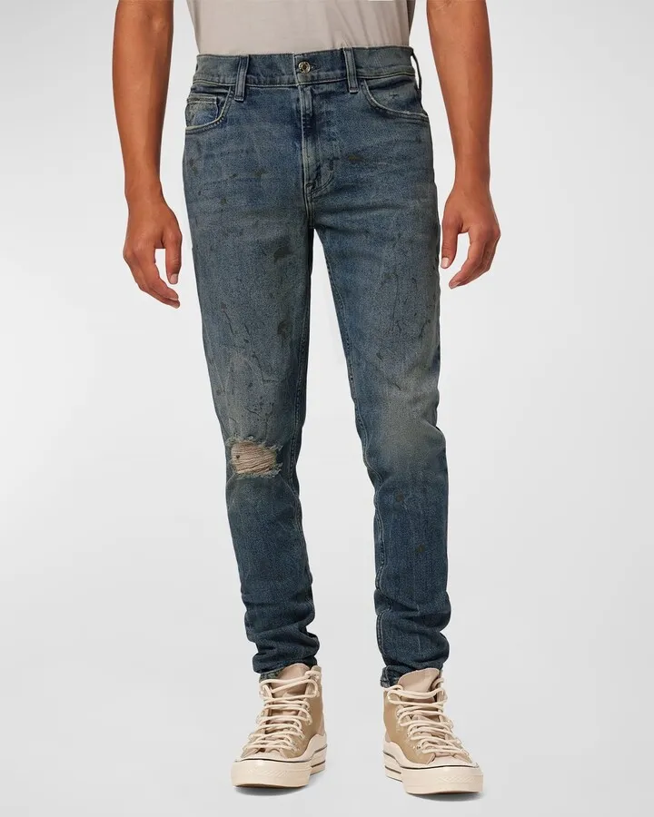 Men's Zack Distressed Skinny Jeans