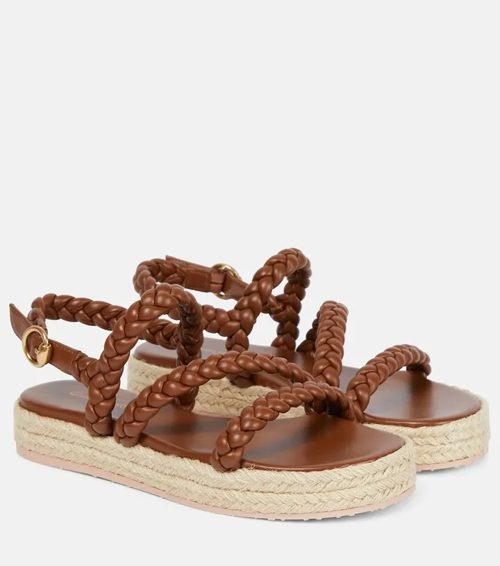 Playa leather espadrilles