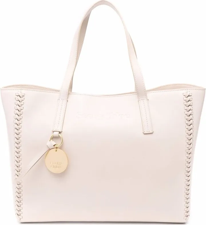 Whipstitch-Detail Tote Bag