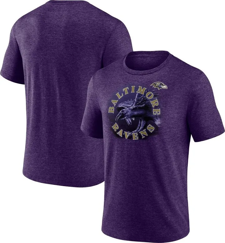 Men's Fanatics Branded Heathered Purple Baltimore Ravens Sporting Chance T-shirt