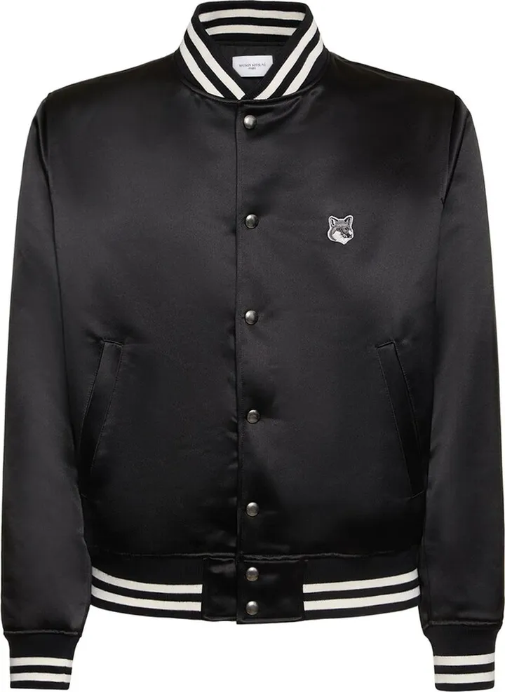 Satin bomber jacket