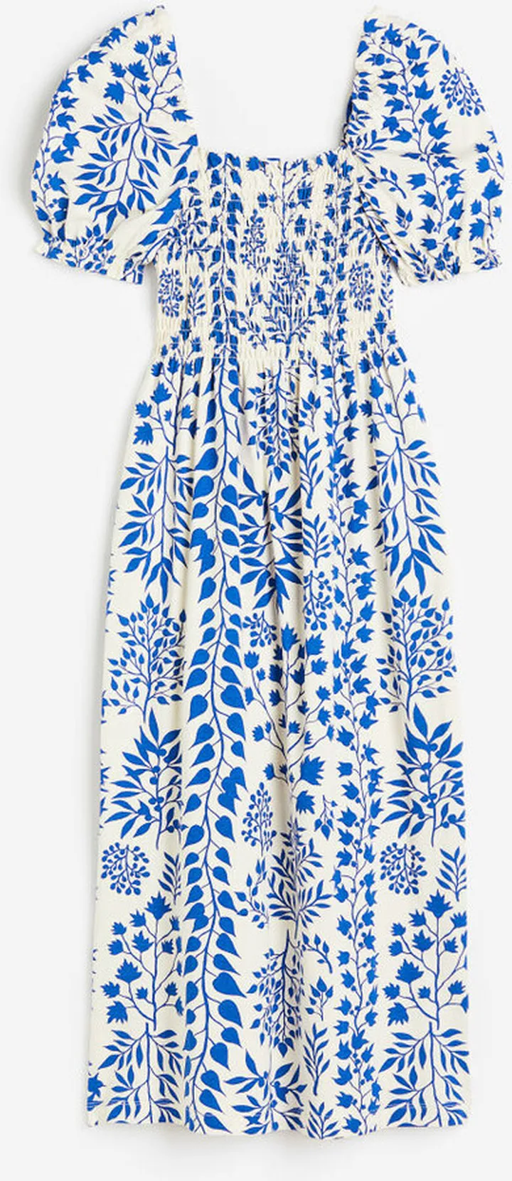 Smocked Jersey Dress