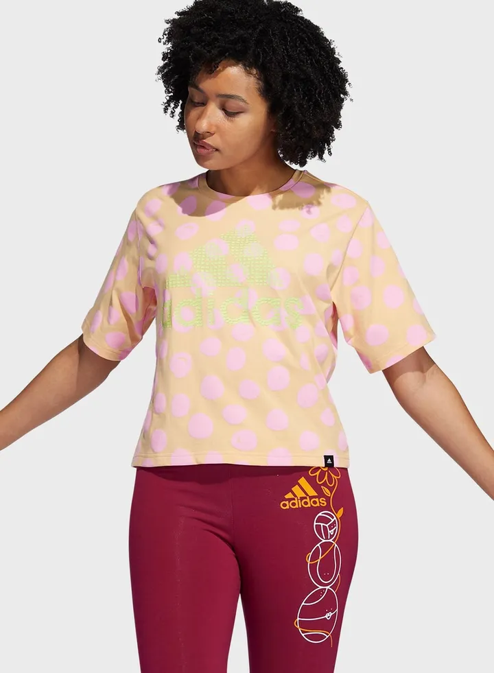 Aop Crop T-Shirt