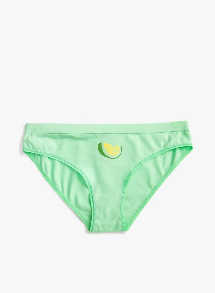 Cotton Printed Brief Panties