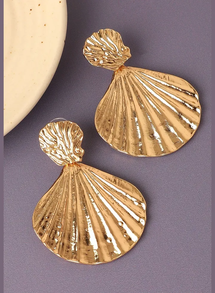 Gold Plated Designer Casual Drop Earring For Women