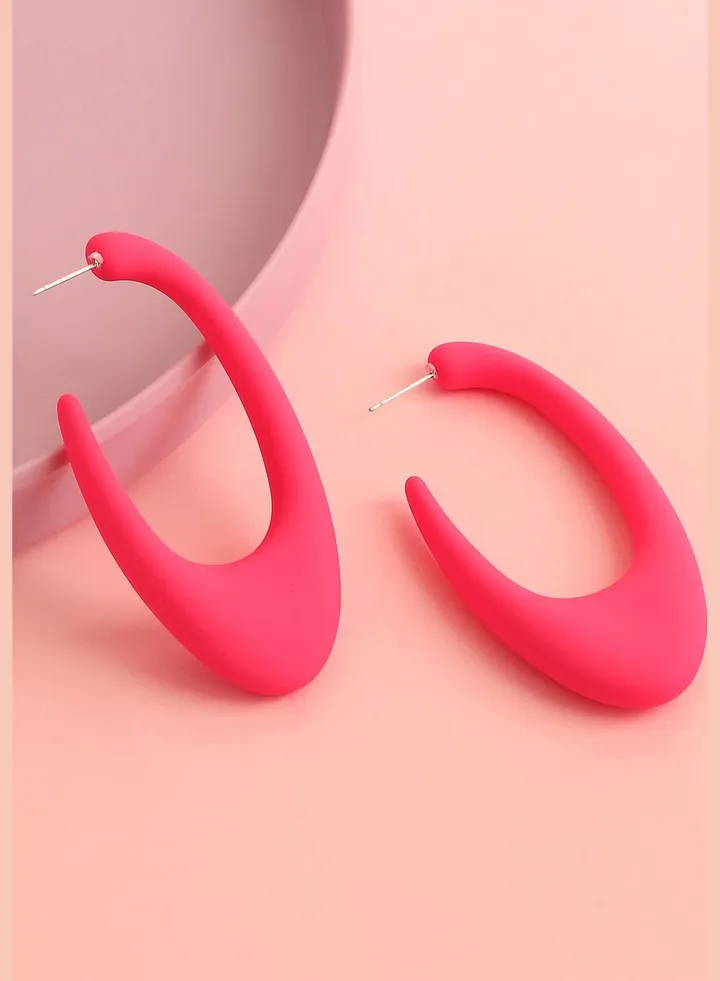 Gold Plated Casual Designer Hoop Earring For Women
