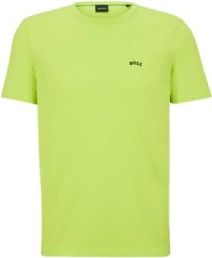 Regular-fit logo T-shirt in organic cotton