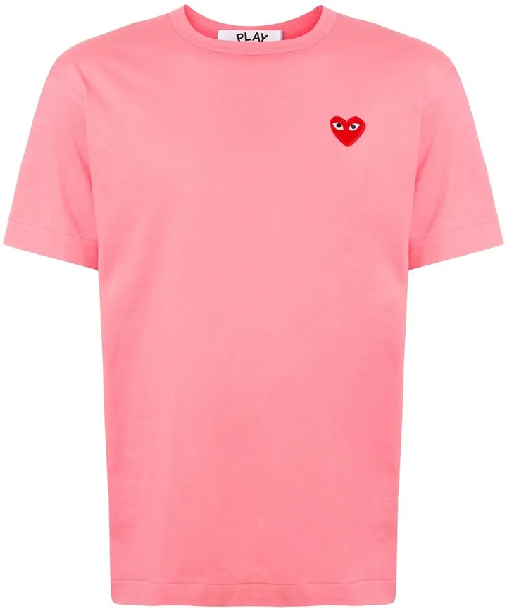embroidered heart regular fit T-shirt