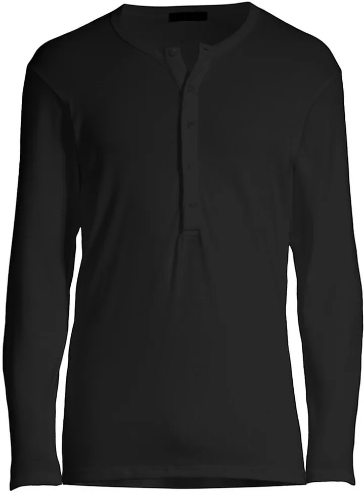 Long-Sleeve Henley