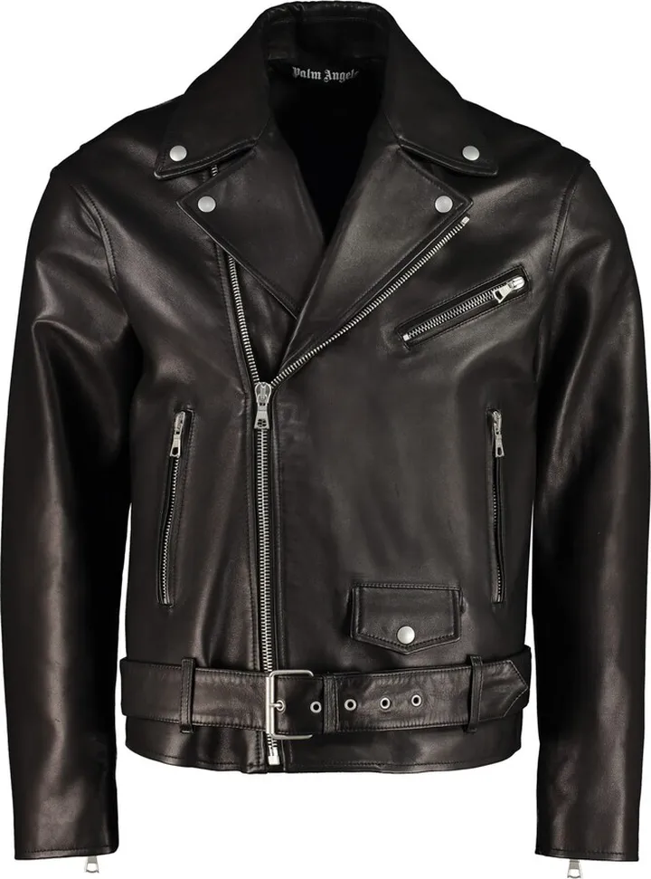 Belted Leather Jacket