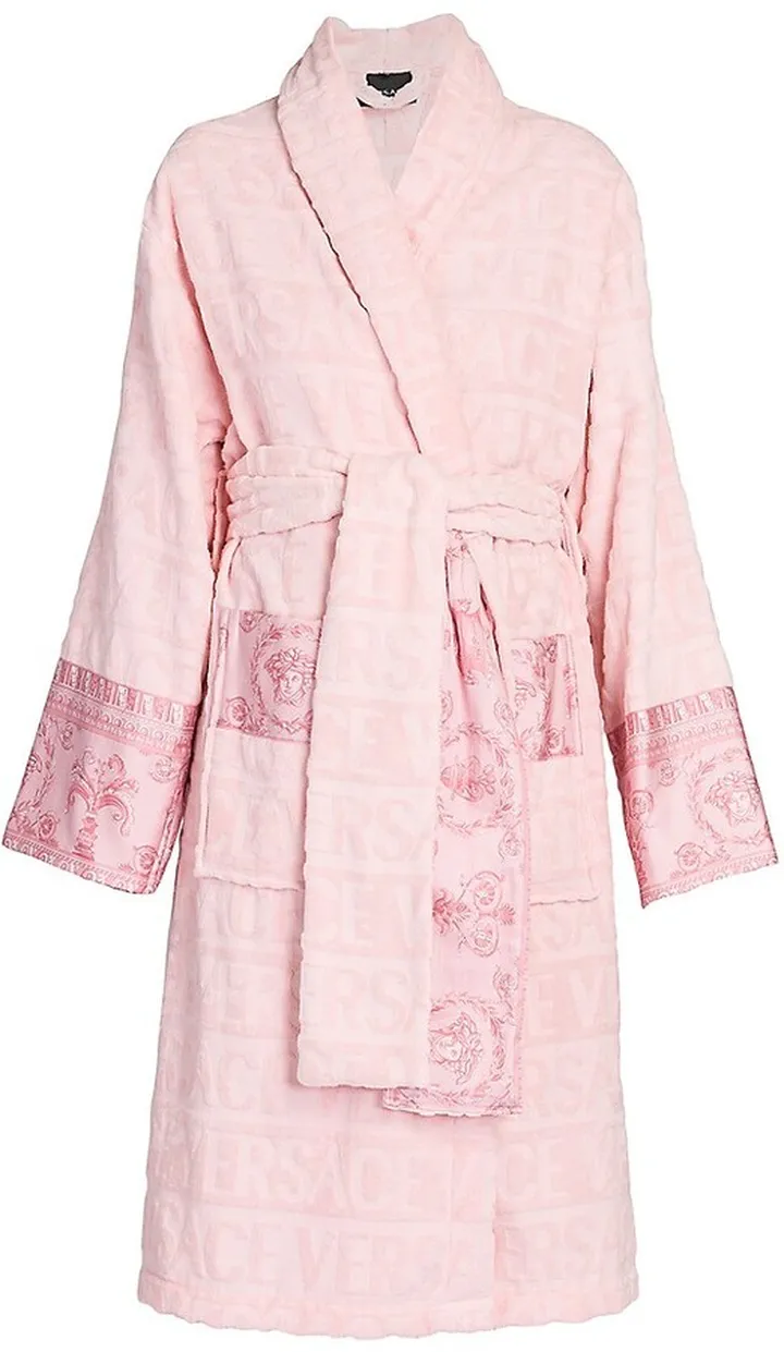 Logo-Embossed Bathrobe