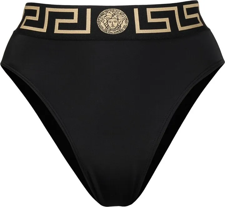 VERSACE- Greca Detail Bikini Bottoms