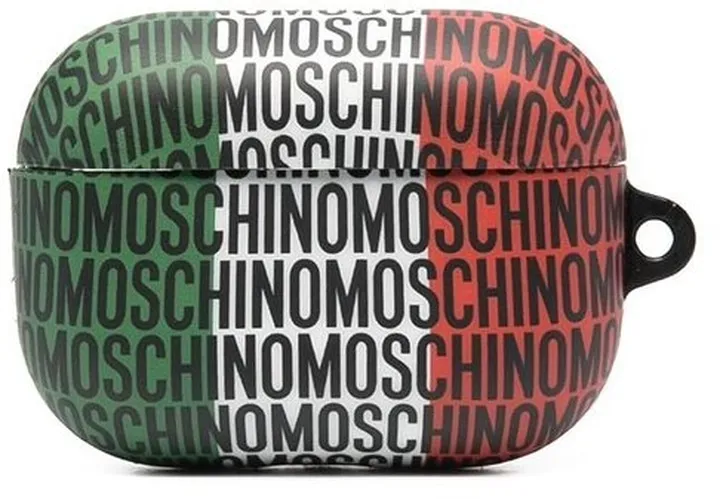 Moschino Allover Logo Print AirPods Pro Case