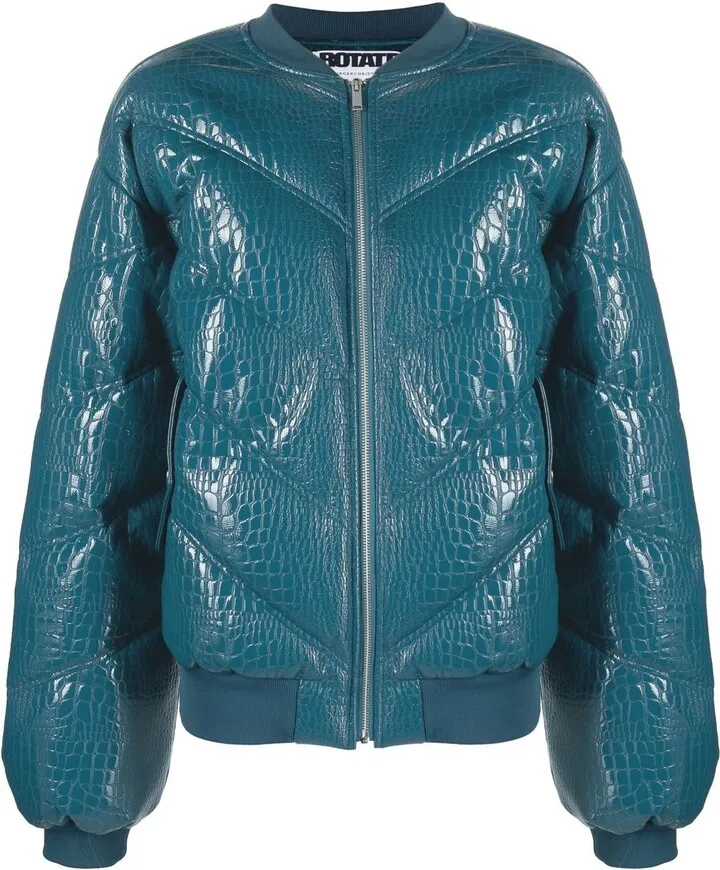 Inary chevron-quilted bomber jacket