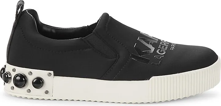 Evy Faux Pearl Slip-On Sneakers