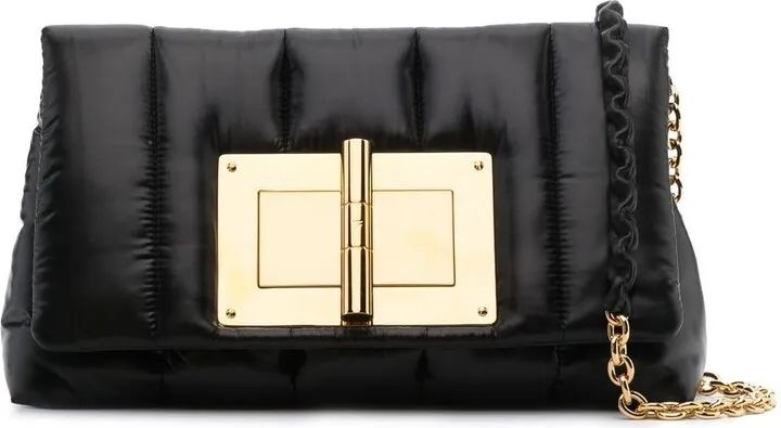 large Natalia quilted leather shoulder bag