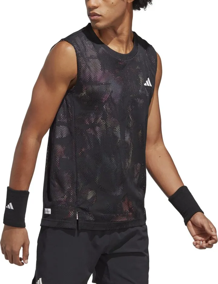 adidas Men's Melbourne Tennis Slim-Fit Sleeveless Performance T-Shirt