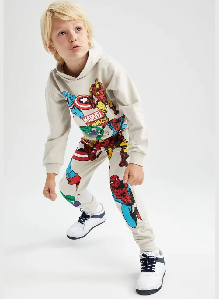 Marvel Licenced Slim Fit Shirred Sweatpants