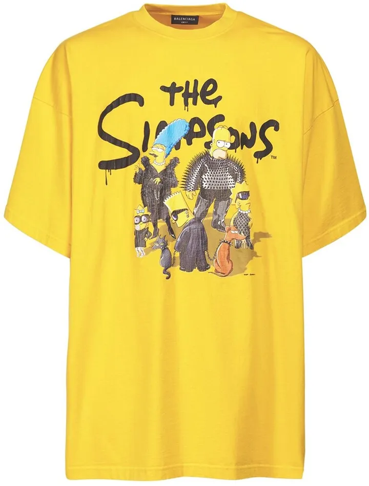 The Simpsons TM oversized jersey t-shirt