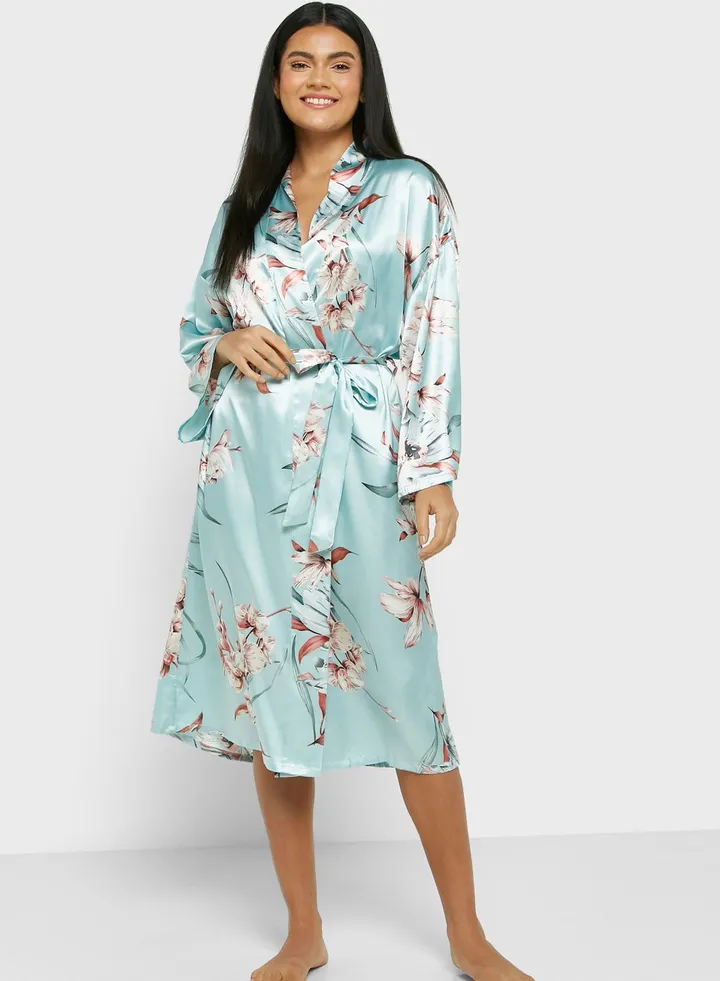 Printed Night Robe