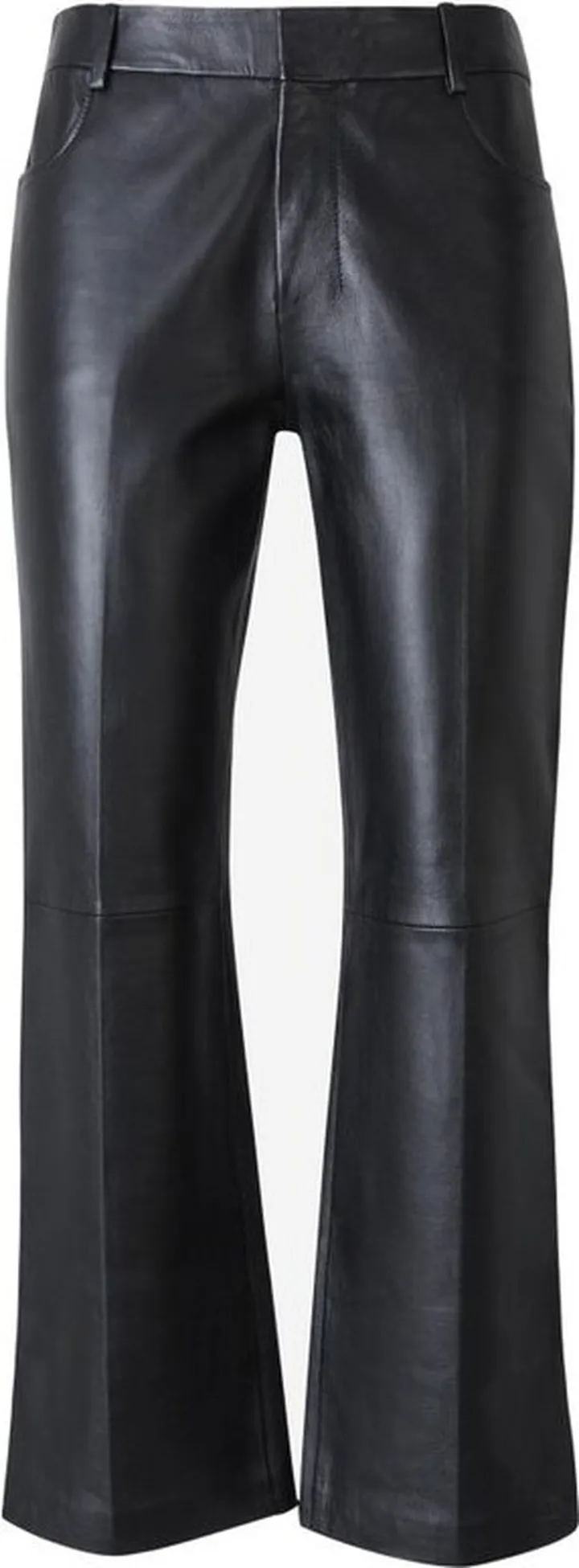 AMI Flared Leather Pants